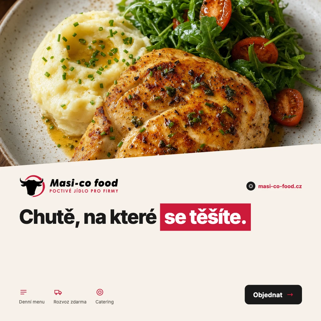 Masi Co Food — reklamní banner